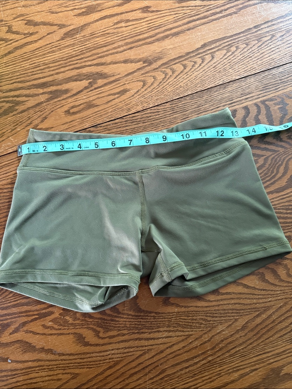 Olive Green Women's Bike Shorts